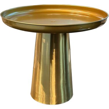 Lisa End Table In Matt Gold