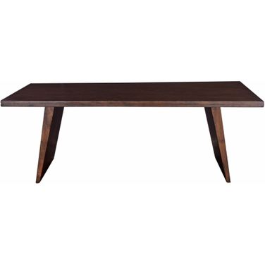 Lisbon 84 Inch Dining Table In Matte Brown