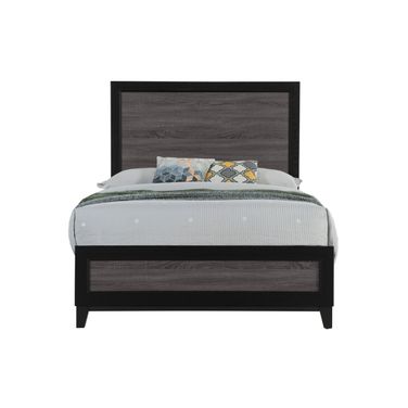 Lisbon Full Bed In Gray and Black