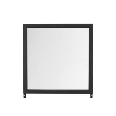 Lisbon Mirror In Gray and Black