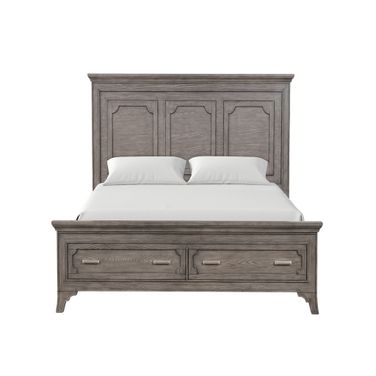 Lisbon Queen Bed In Gray