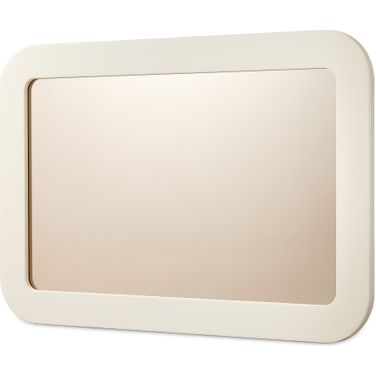 Lisbon Wall Mirror In Silken Matte Cream