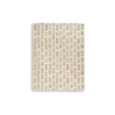 Lisgrove 7'8" x 10' Area Rug In Tan/Brown/White