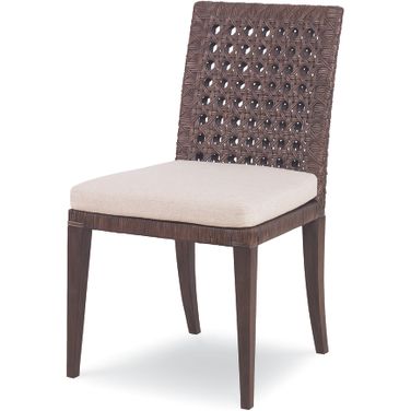 Litchfield Side Chair In Mink and Flax
