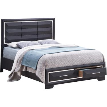 Liverpool Storage Queen Bed In Black