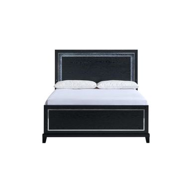 Livingston King Panel Bed In Black