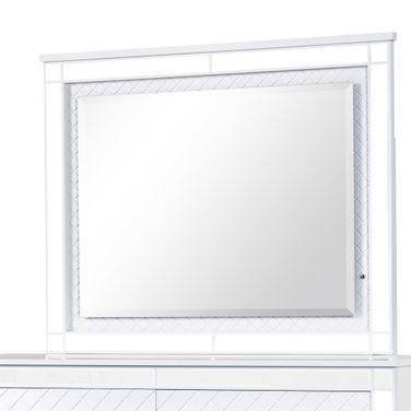 Livorno Mirror In White
