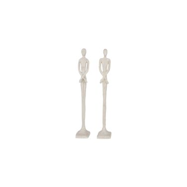 Lloyd and Lottie Extra Small Sculptures Set of 2 In Ivory and Roman Stone