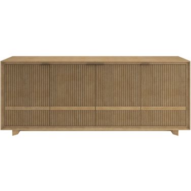 Loft Entertainment Console In Natural Maple