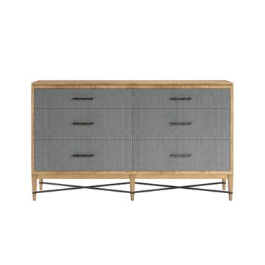 Loft Fabric Dresser In Natural Maple