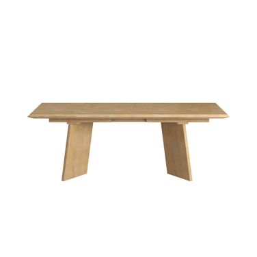 Loft Rectangular Dining Table In Natural Maple