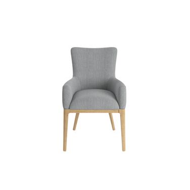 Loft Upholstered Arm Chair In Natural Maple