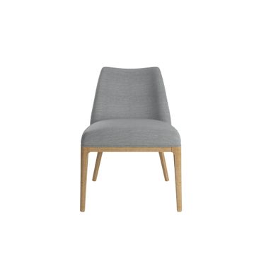 Loft Upholstered Side Chair In Natural Maple