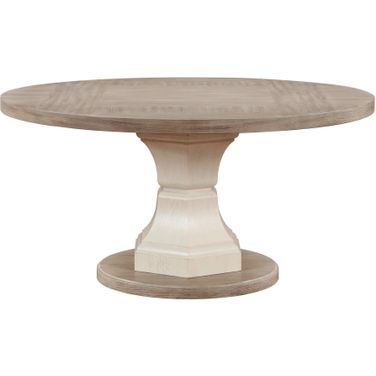 Lofton Dining Table In Natural and White