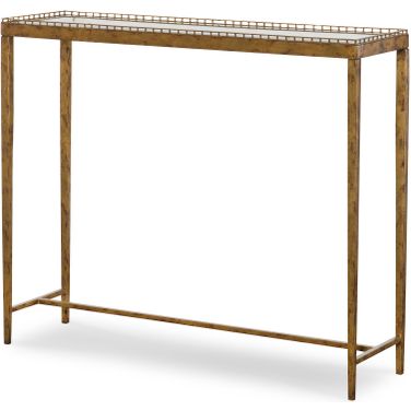 Logan Rect Console 37.5 x 10.75 In Gold