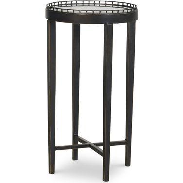 Logan Round Drink Table In Bronze