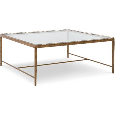 Logan Square Cocktail Table In Gold