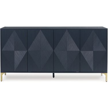 Loirwick Accent Cabinet In Dark Blue