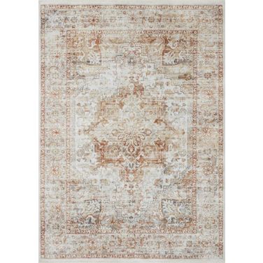 Loloi Bonney 2' x 3' Rug In Ivory And Sunset