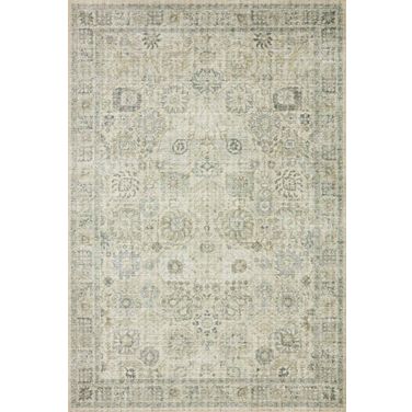 Loloi II Skye Natural and Sage 7' x 9' Oval Area Rug