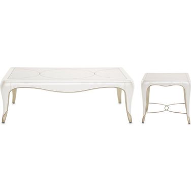 London Creamy Pearl Occasional Table Set