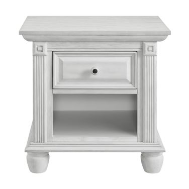 London Lane 1 Drawer Nightstand In Vintage White