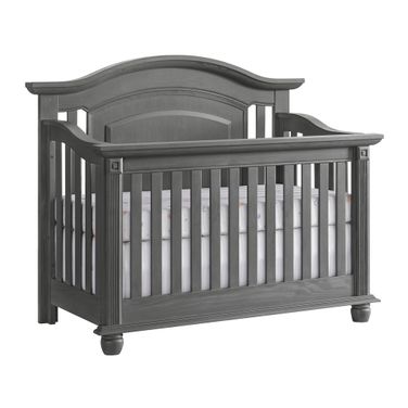 London Lane 4 In 1 Convertible Crib In Arctic Gray