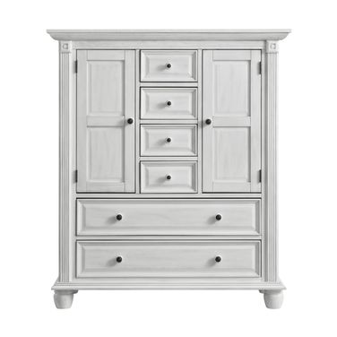 London Lane Chifferobe In Vintage White