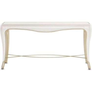 London Place Console Table In Creamy Pearl