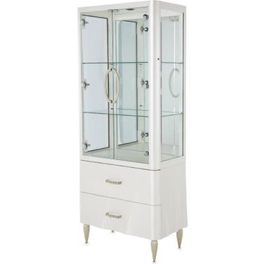London Place Display Cabinet In Creamy Pearl