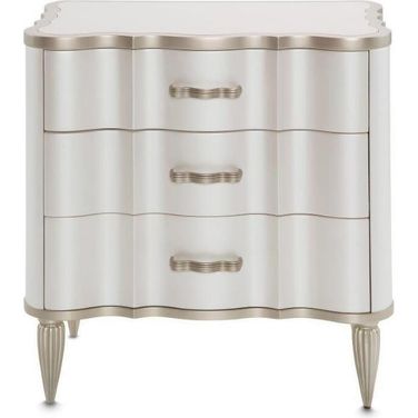 London Place In Nightstand In Creamy Pearl