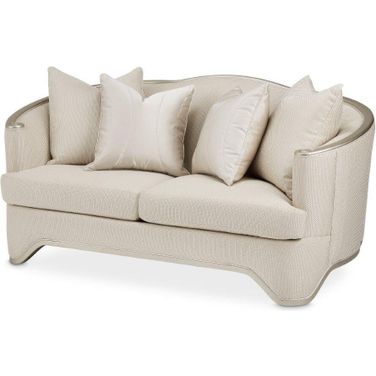 London Place Loveseat In Light Champagne