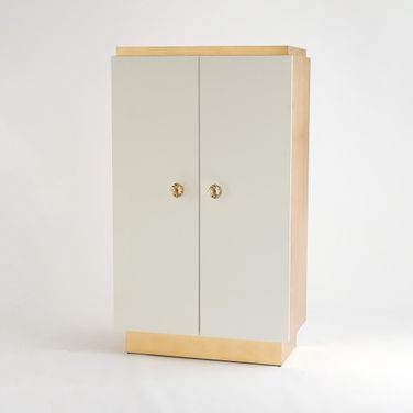 London Tall Cabinet In White