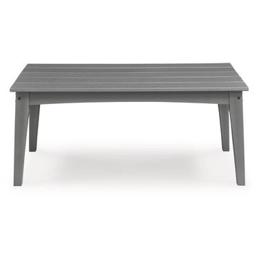 Lone View Bay Outdoor Coffee Table In Gray