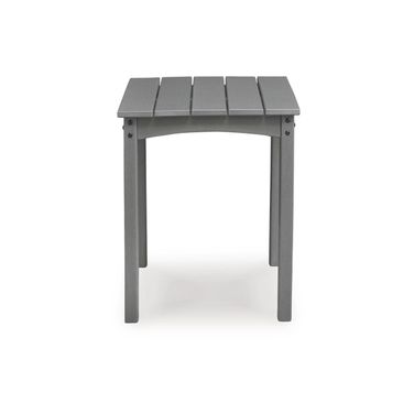Lone View Bay Outdoor End Table In Gray