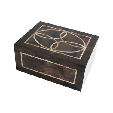 Loop Box In Brown and Brass