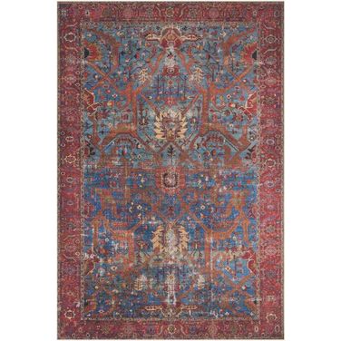 Loren Blue/Red 8'4" x 11'6" Rug