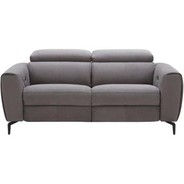 Lorenzo Fabric Loveseat In Grey