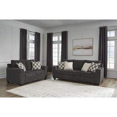 Loreo Living Room Sets In Ebony