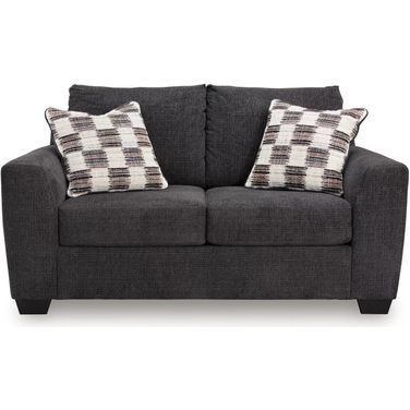 Loreo Loveseat In Ebony