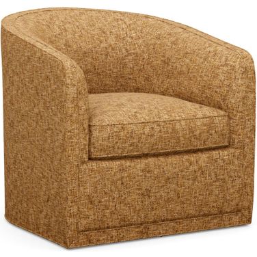 Los Altos Colton Swivel Chair In Orange