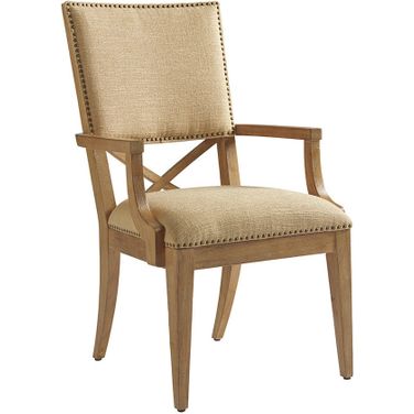 Los Altos Alderman Upholstered Arm Chair Set of 2 In Newcastle
