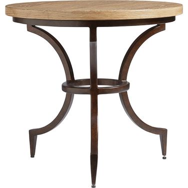 Los Altos Flemming Round End Table In Newcastle