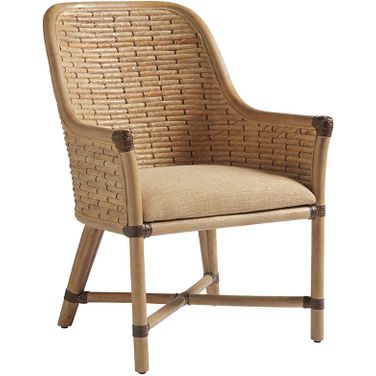 Los Altos Keeling Woven Arm Chair Set of 2 In Newcastle