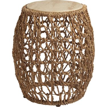 Los Altos Madrid Woven Accent Table In Newcastle