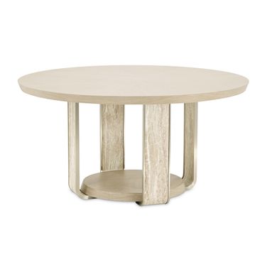 Lotus Bay 60 Inch Round Dining Table In Sand