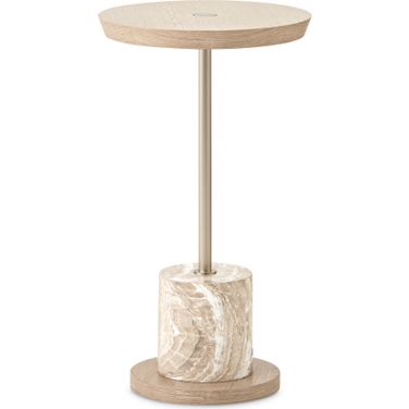 Lotus Bay Chairside Table In Sand