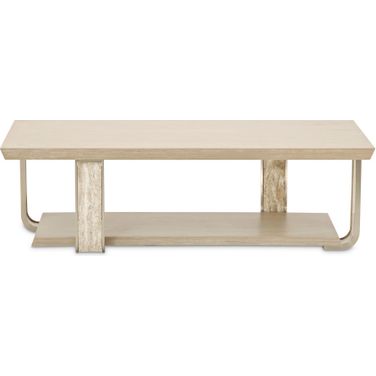 Lotus Bay Rectangular Cocktail Table In Sand