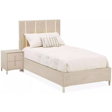 Lotus Bay Youth Panel Bedroom Set In Sand