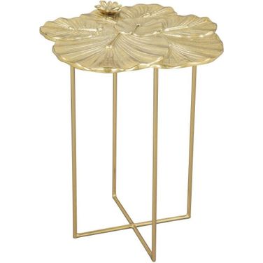 Lotus Side Table In Gold